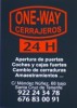 One-way cerrajeros